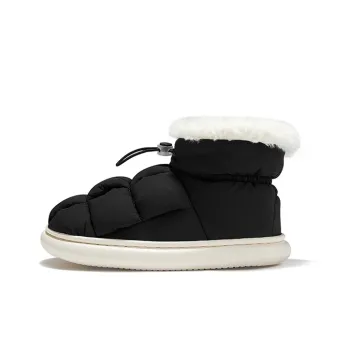 Feiyue Tofu Insulated Shoe Water Resistant Mid Top Casual Shoes Women's Black