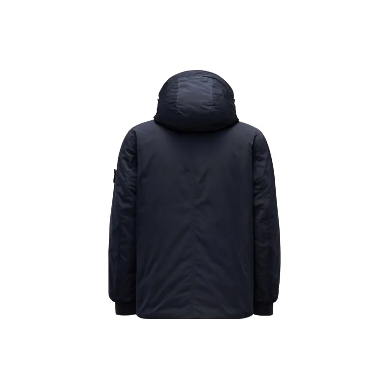 STONE ISLAND Logo Patch Hooded Jacket-1