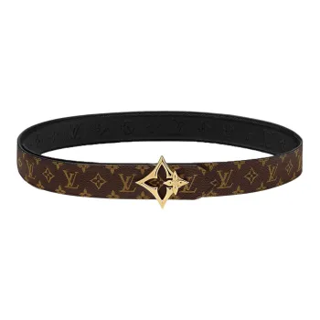 LOUIS VUITTON Lv Flowergram 30mm Reversible Belt