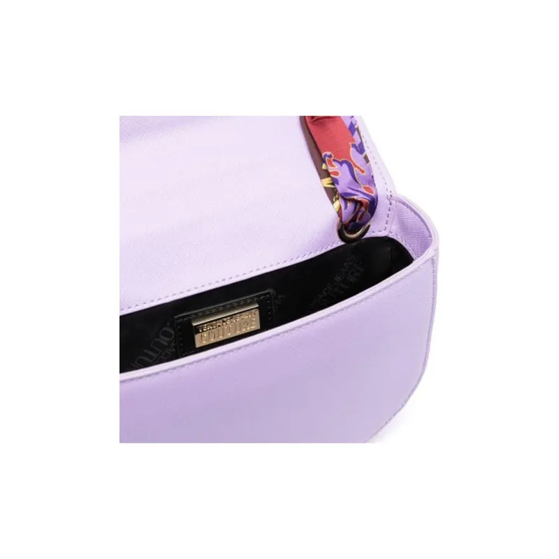 VERSACE JEANS COUTURE Artificial Leather Crossbody Bag, Shoulder Bag Women's Light Purple-3