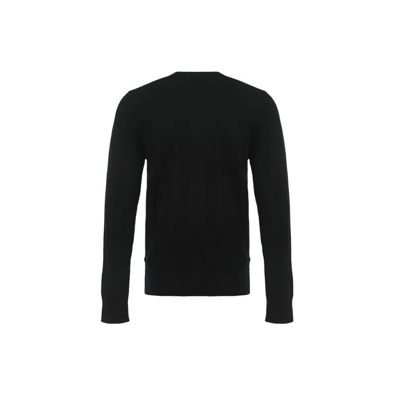VERSACE JEANS COUTURE Logo Intarsia Knit Crewneck Jumper-1