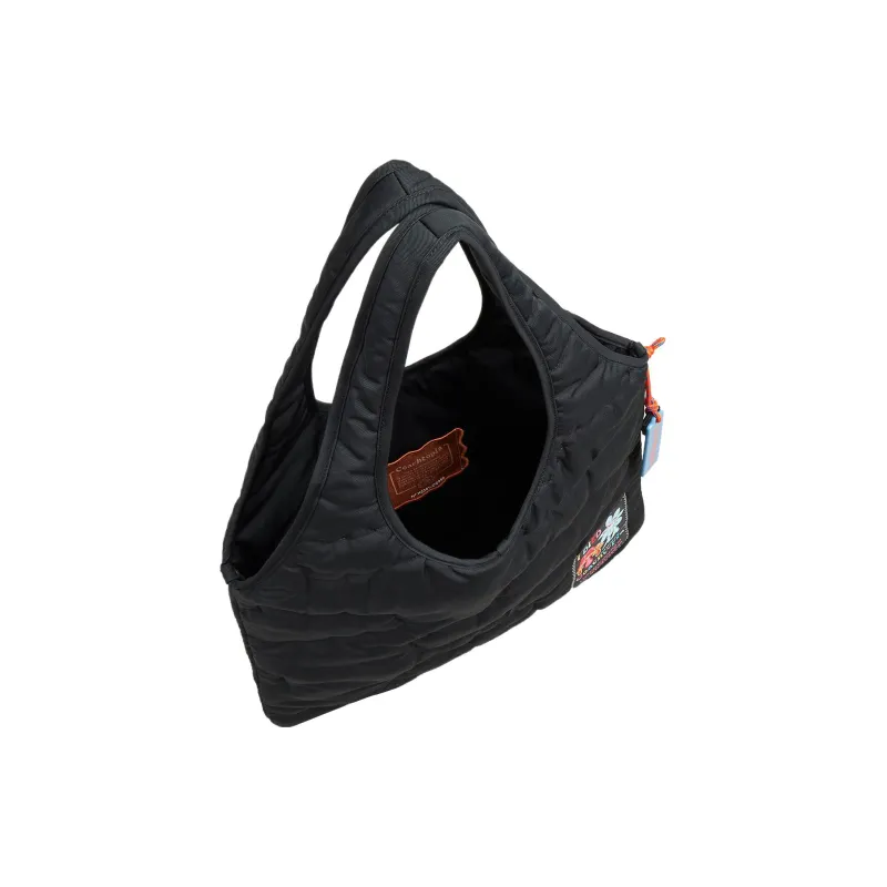 Coachtopia Recycled Polyester Tote Bag, Shopping Bag, Handbag Large Size Women's Black-1