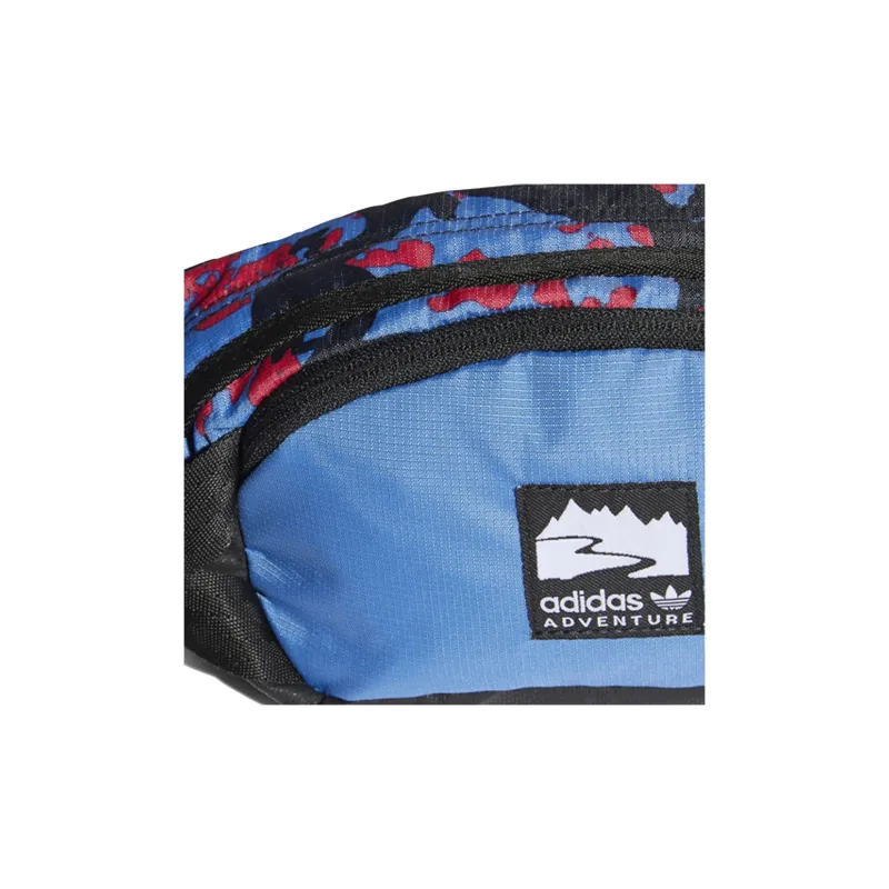 Adidas Originals Polyester Fanny Pack Regular Unisex Black Red Blue Mixed Color-4
