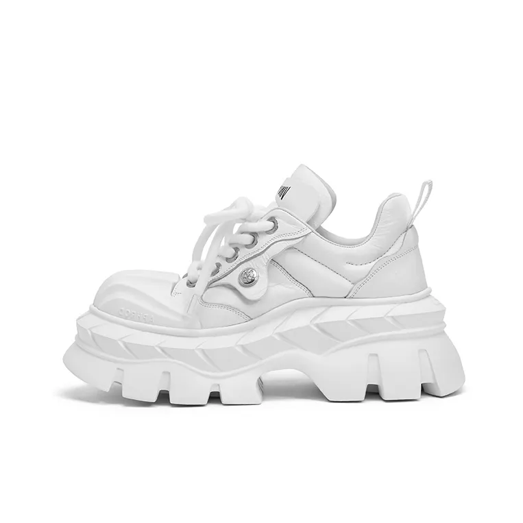 VINYVIOLA Height Increasing Low-Top Chunky Sneakers Women's-10
