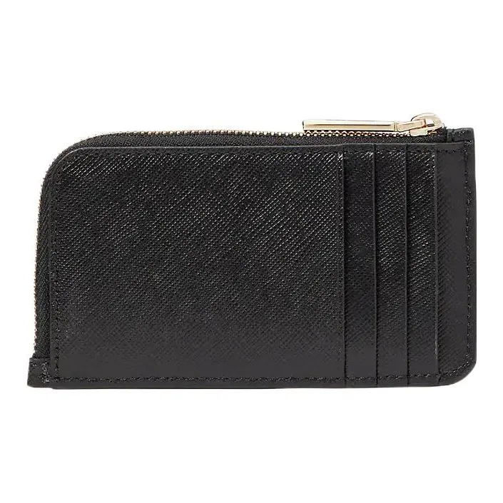 Kate Spade Leather Coin Purse, Card Holder Regular Women's Black-2