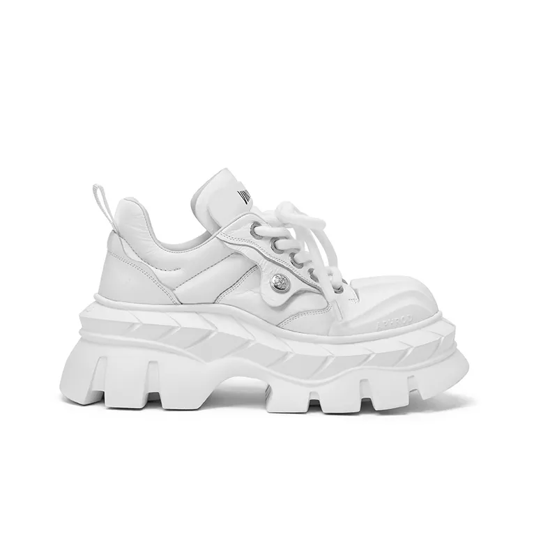 VINYVIOLA Height Increasing Low-Top Chunky Sneakers Women's-11