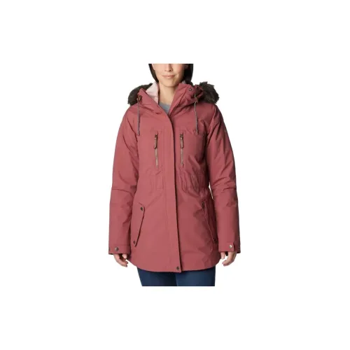 Columbia Payton Pass Windbreaker Jackets Women's Rose Pink