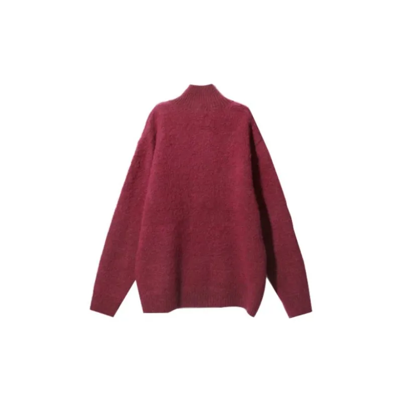 Needles High neck Brushed Cardigan-1