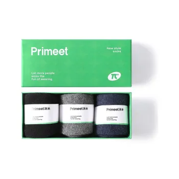 Primeet Mid-Calf Socks Men's Combo Set