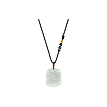 North Cain Bean Type Jadeite Necklaces Unisex