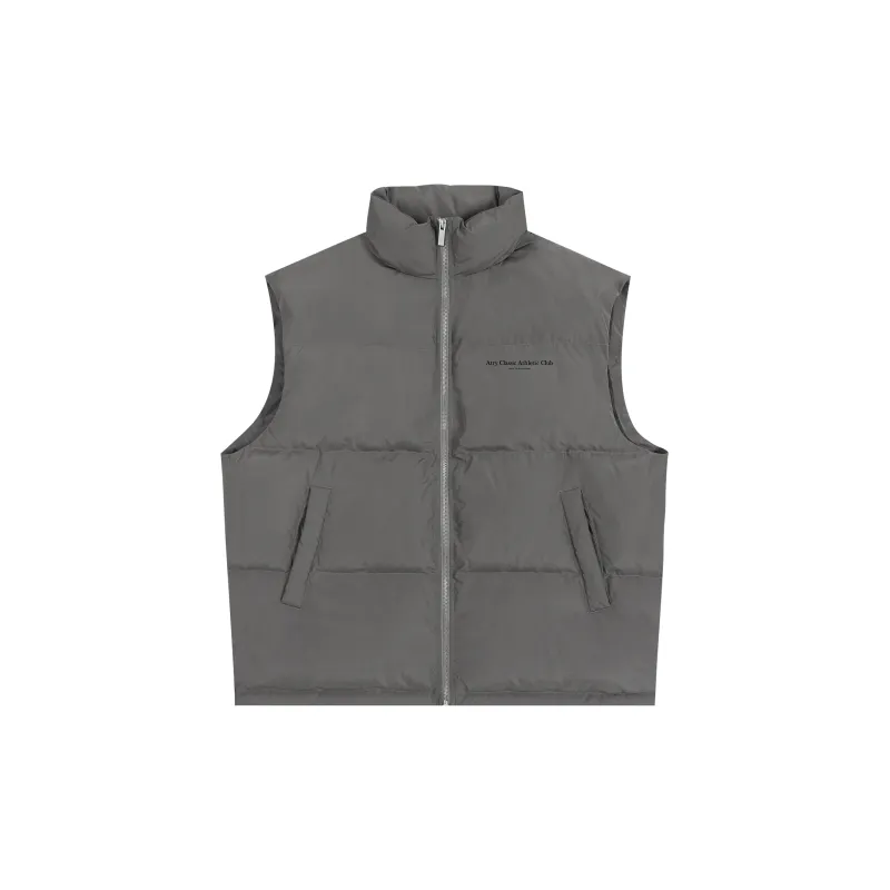 Atry Alphabet Slogan Series Puffer Jacket National Trend Minimalist Style Unisex Cold Resistant Coat Unisex-9