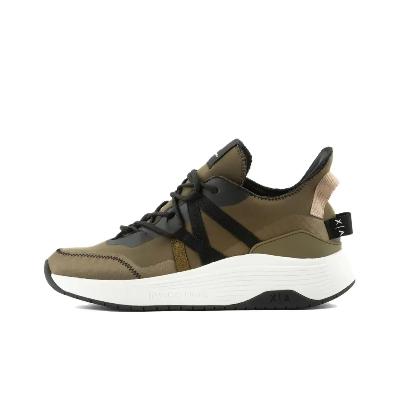 ARMANI EXCHANGEAE Low Top Casual Shoes Men's Green-0