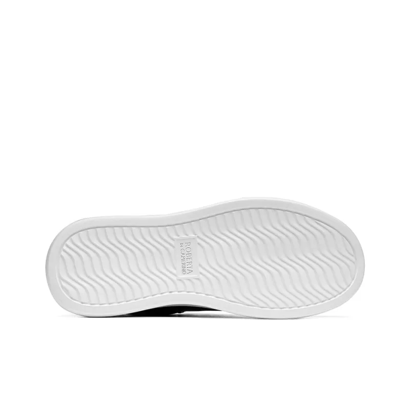ROBERTA DI CAMERINO Abrasion-Resistant Low-Top Skateboard Shoes Men's Black-4