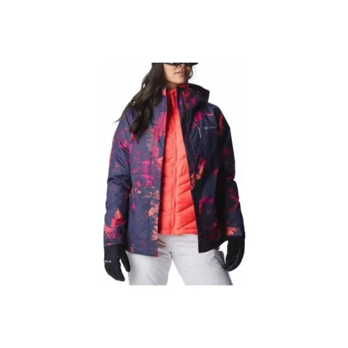 Columbia Windbreaker Jackets Women's Purple