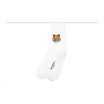 Maison Kitsune Fox Head Socks