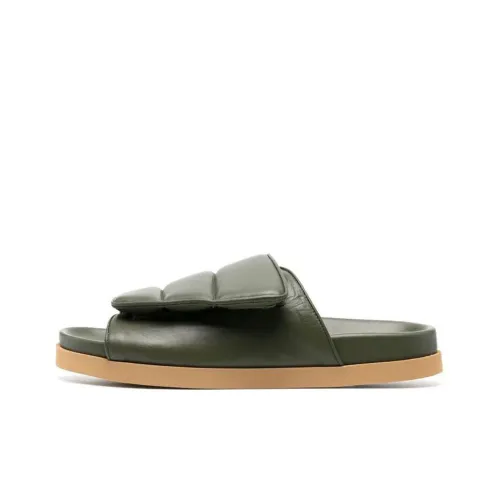 GIA BORGHINI Slide Slippers Women's Green