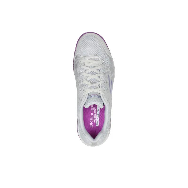 Skechers Viper Court Pickleball Shoes 'Grey Purple' Women's-3