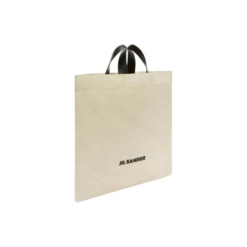 JIL SANDER Logo Printed Top Handle Bag-1