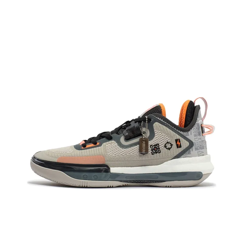 361° Supernova 1.0 Basketball Shoes Men Low Top Gray-0