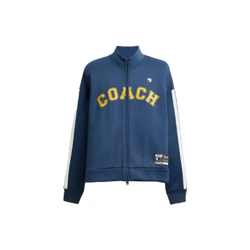 COACH Jackets Men Blue