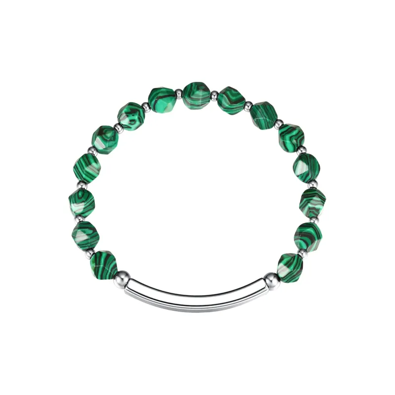 CIROCCO Malachite Watermelon Crystal Bracelets Unisex Good Luck-0