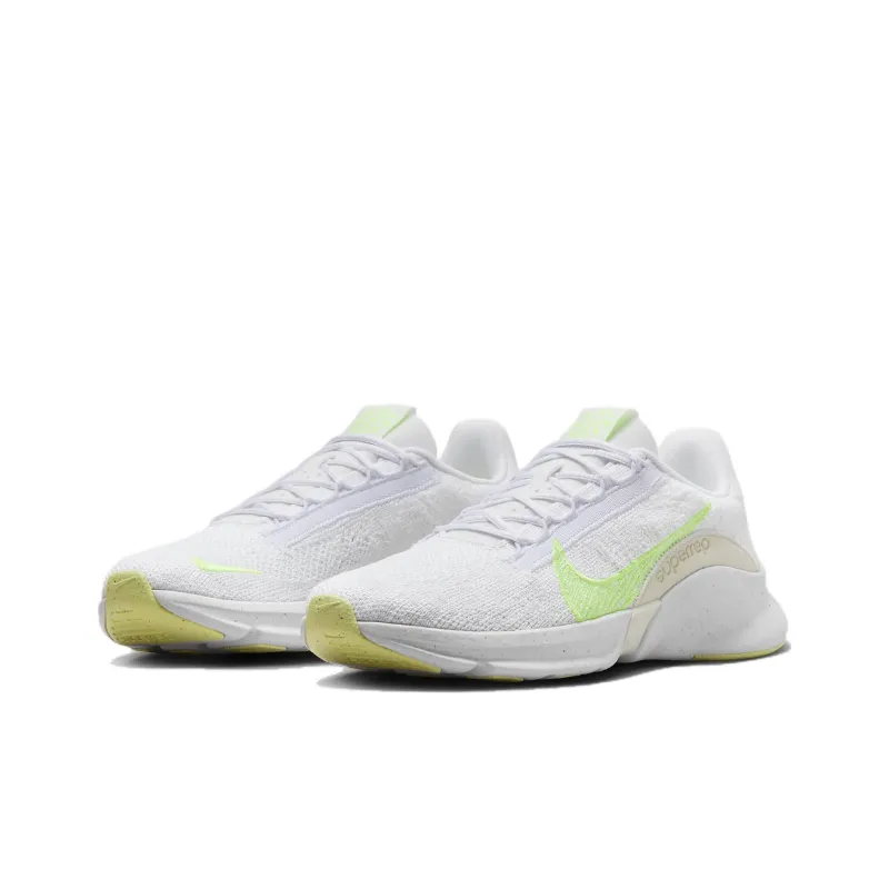 Nike SuperRep Go 3 Flyknit Next Nature 'White Lime Blast' Women's-2