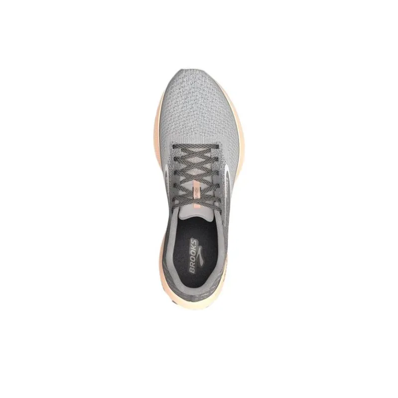 Brooks Launch 10 Cushioned Slip Resistant Abrasion Resistant Low Top Casual Running Shoes Women's Gray-2