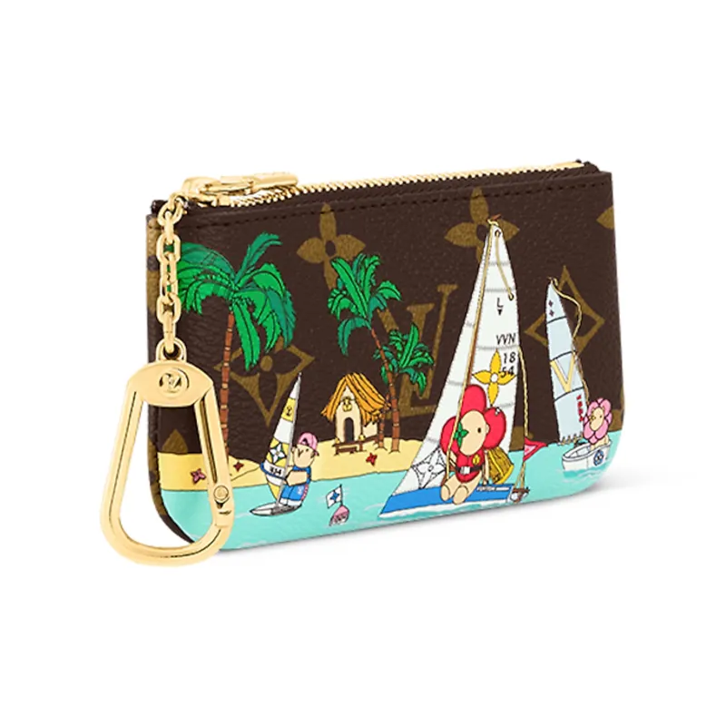 LOUIS VUITTON Key Pouch Dragon Fruit Pink-1