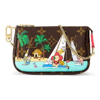 LOUIS VUITTON Pochette Accessoires Wallet On Chain