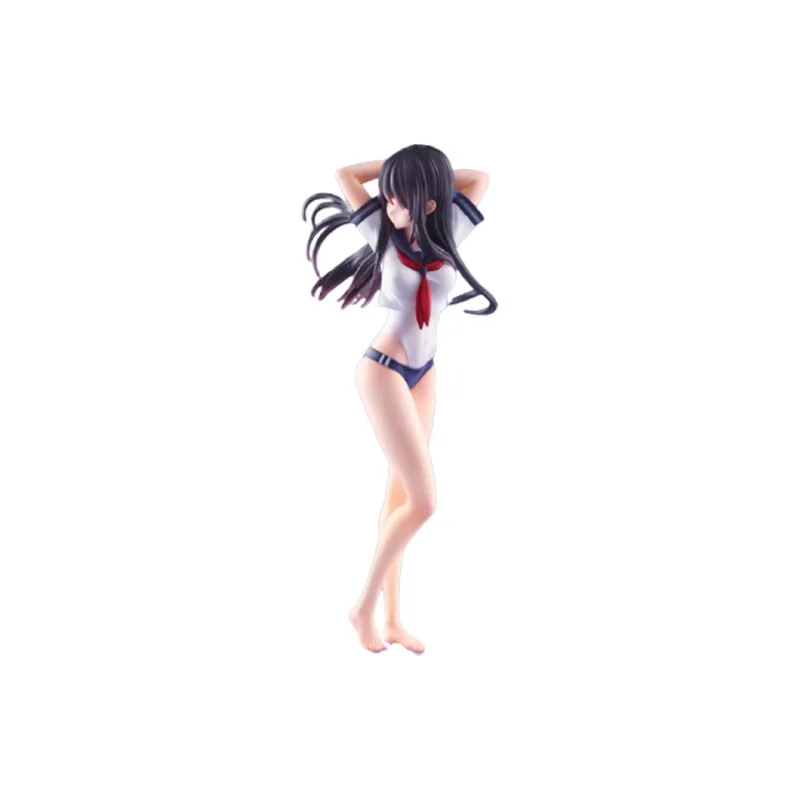 U C White Peak Lily Flower Sauce Scale Figures 26.2cm-0