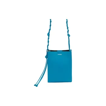 JIL SANDER Leather Shoulder Bag Crossbody Bag Small Size Women's Blue
