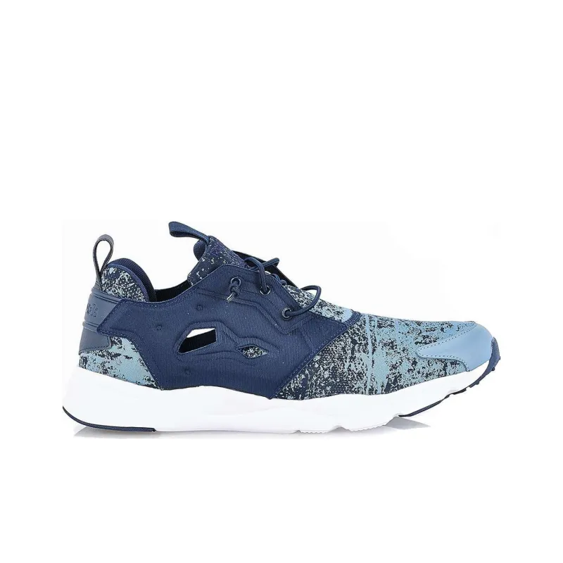 Reebok Furylite Durable Breathable Low Top Running Shoes Men's Blue-1
