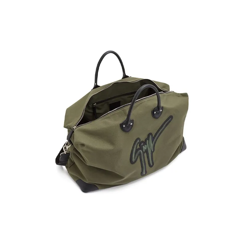 Giuseppe Zanotti/GZ Fabric Handbags Travel Bags Regular Men's Army Green-3