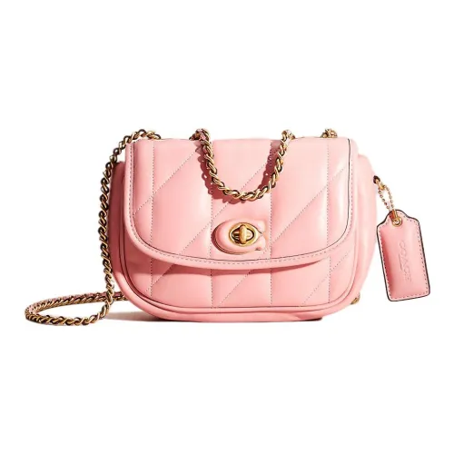 COACH Madison Nappa Leather Pillow Bag, Crossbody Bag, Shoulder Bag Small Size Women's Pink
