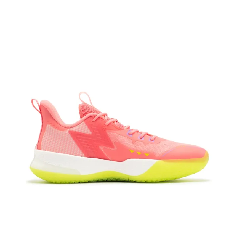 361° BIG3 4.0 Pro Cushioning, Slip Resistant, Abrasion Resistant, Rebound Low Top Basketball Shoes Men's Pink-1