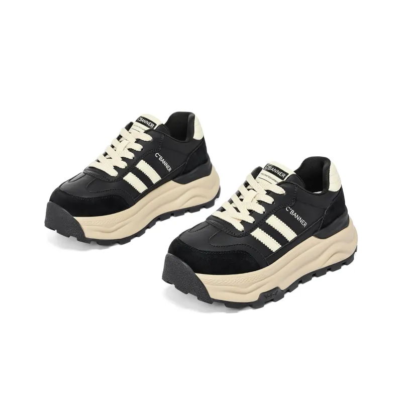 C°BANNER Low-Top Chunky Sneakers Women's Red Brown-13