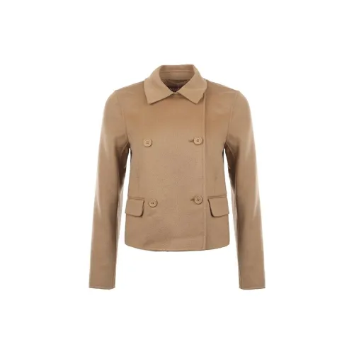 MaxMara Studio Jackets Women's Khaki