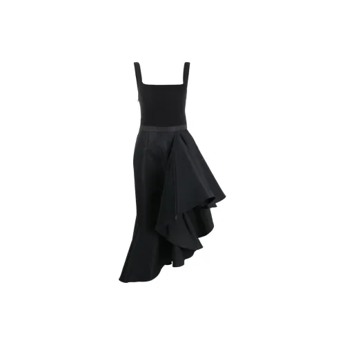 Alexander McQueen Slip Dresses Women's Black