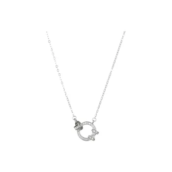 BLESSED BULLET Silver Necklaces Women's
