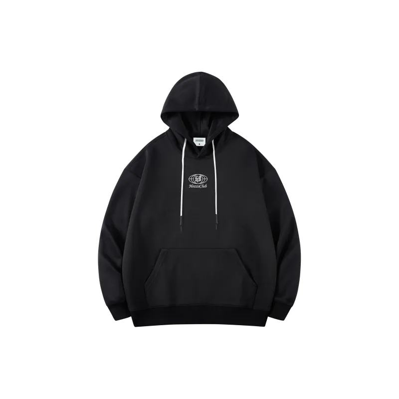 HOZZS x WULIAOYUAN LIANMINGKUAN Hooded Pullover Casual Fleece Lined Hoodies & Sweatshirts Unisex-1