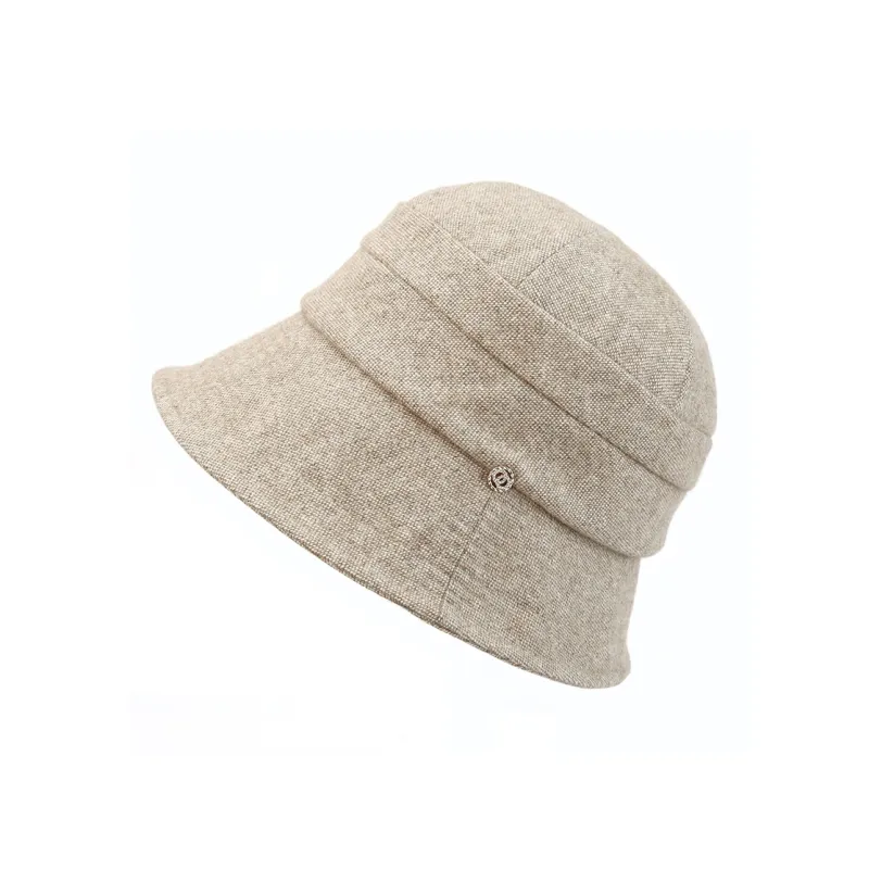 MARJAKURKI Sheep Wool Atmosphere Beanie Greeting Card Shopping Bag Hemingway Style Far Mountain Sunny Day Women's-1