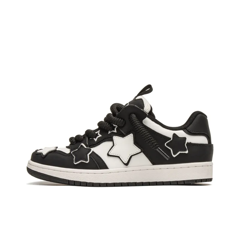 Youthloser Low Top Skateboard Shoes Unisex Black-0