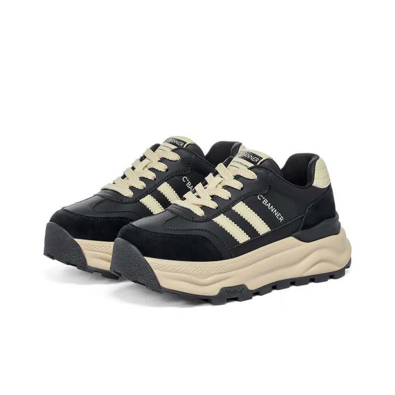 C°BANNER Low-Top Chunky Sneakers Women's Red Brown-12