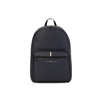 Tommy Hilfiger Artificial Leather Backpack Medium Size Men's White/Red/Blue