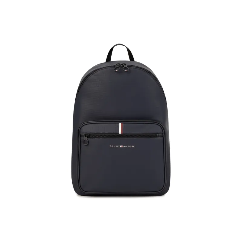 Tommy Hilfiger Artificial Leather Backpack Medium Size Men's White/Red/Blue-0