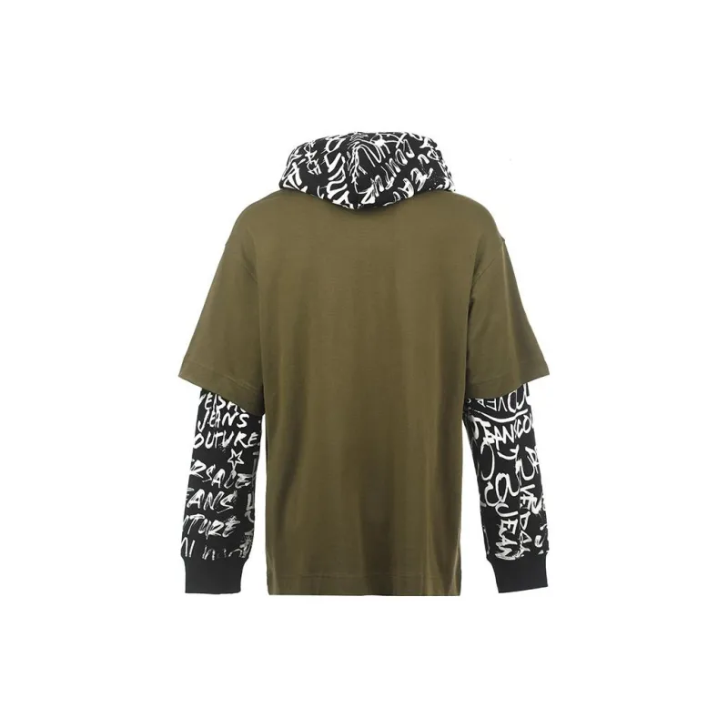 VERSACE JEANS COUTURE Sweatshirts Men Green-1