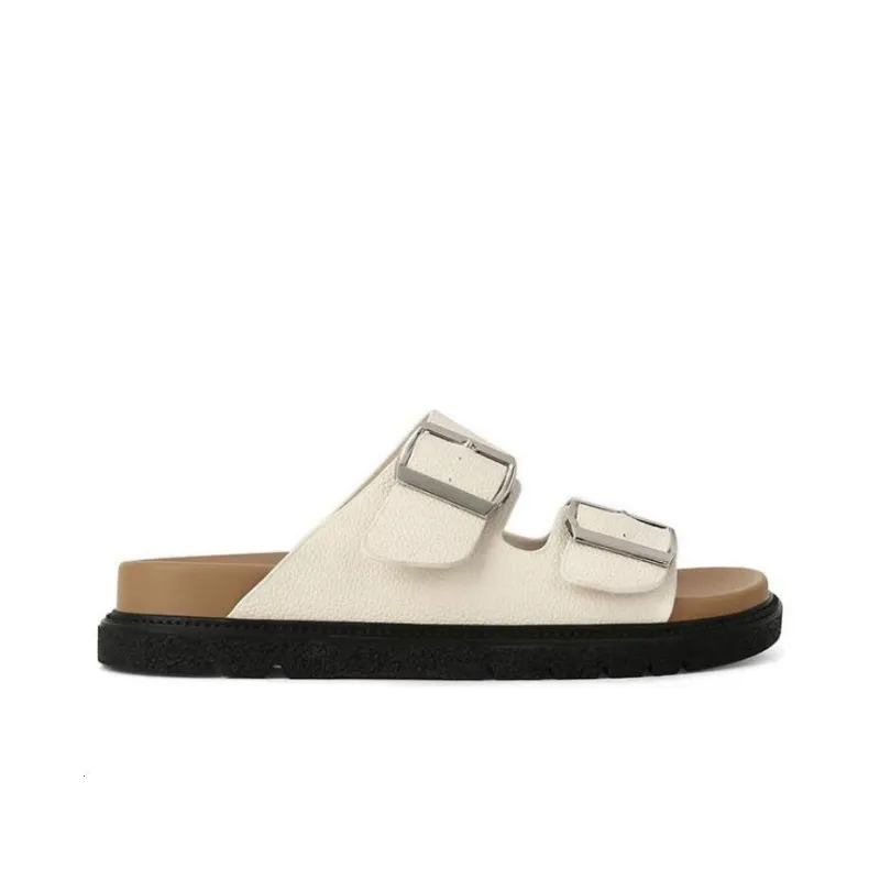 CHRISTINE SHEII Siu Siu Slide Slippers 3cm Women's Milk White-1