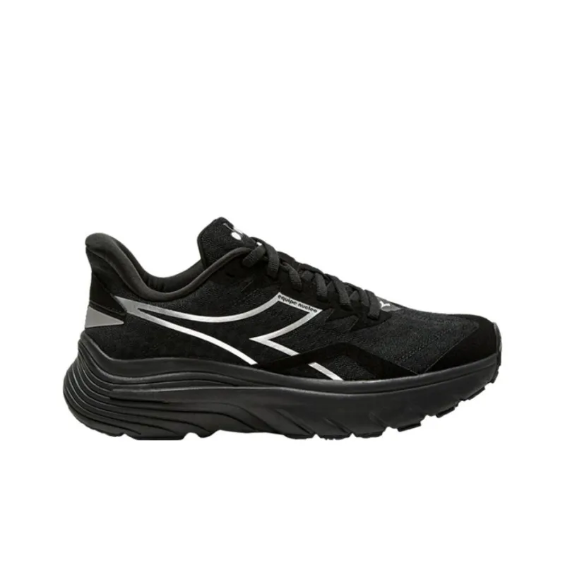 diadora Women's Equipe Nucleo 'Black Metallic Silver'-1