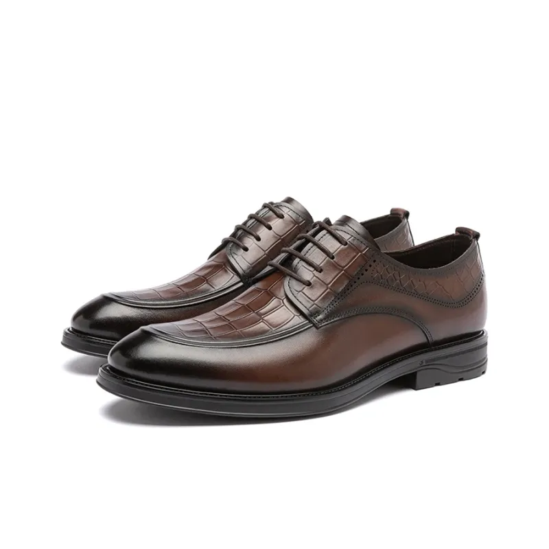 WEISHIBANGWEI Dress Shoes Men's Black-4