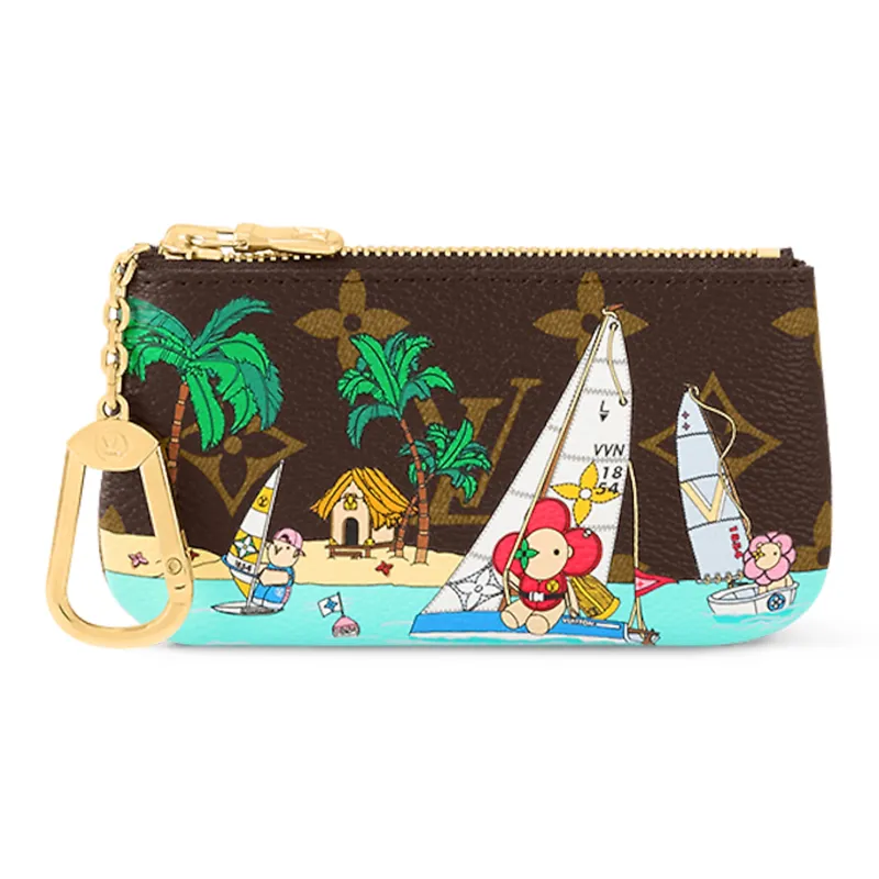 LOUIS VUITTON Key Pouch Dragon Fruit Pink-0